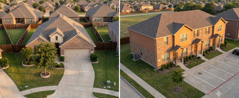 Single-Family Home vs. Multi-Family Investing in the DFW Suburbs